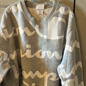 Vintage Champion Gray Reverse Weave Sweatshirt XL